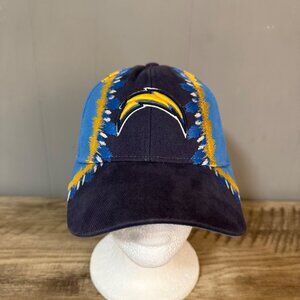 VTG San Diego / LA Chargers NFL Embroidered Electricity Shark Tooth Hat Adjustab